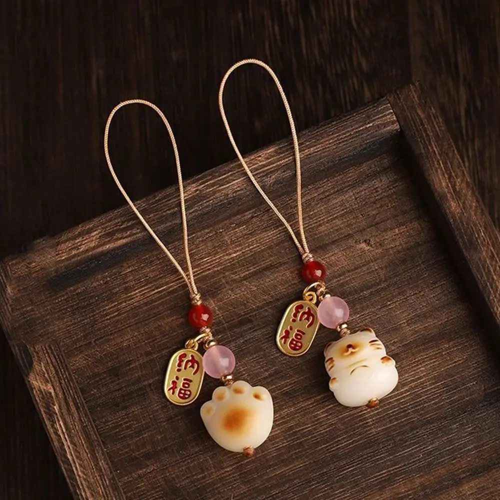 المحمول قلادة القط مخلب القط مخلب شريط لتعليق الهاتف المحمول حقيبة قلادة الهاتف سحر مفتاح سلسلة مكافحة خسر الهاتف ديكور الهاتف الحبل صديق هدية