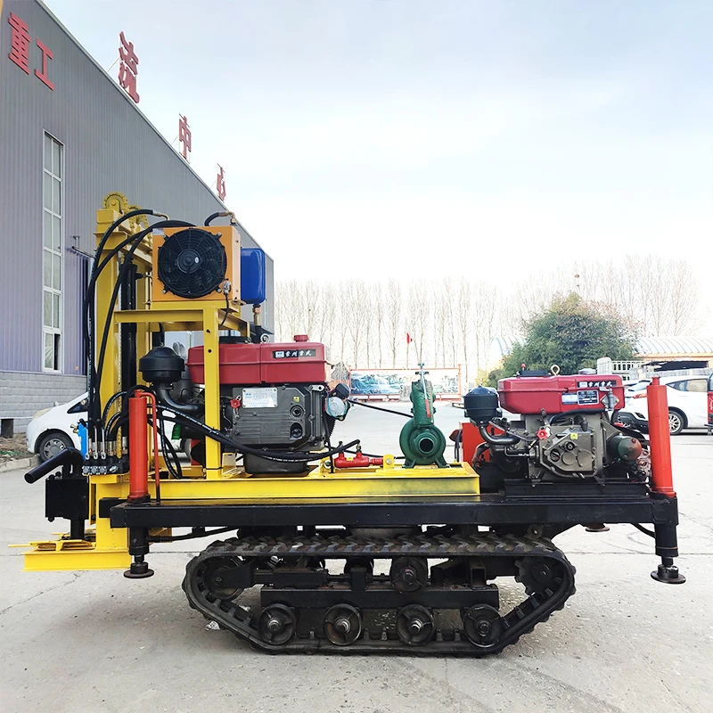Customized 25HP Portable Mobile Drill 150m Diesel Precision Water Well Drilling Rig