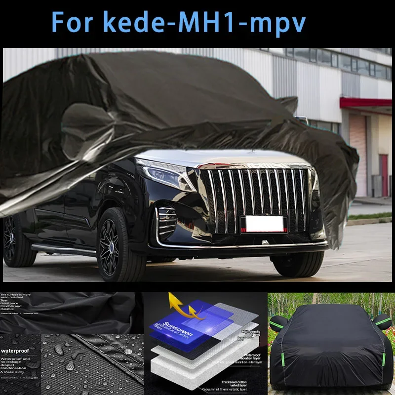 

For kede-MH1-mpv Outdoor Protection Full Car Covers Snow Cover Sunshade Waterproof Dustproof Exterior Car accessories