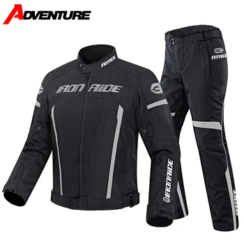 Motorcycle Jacket Waterproof Motorcross Jacket Pants Moto Jacket Windproof Riding…