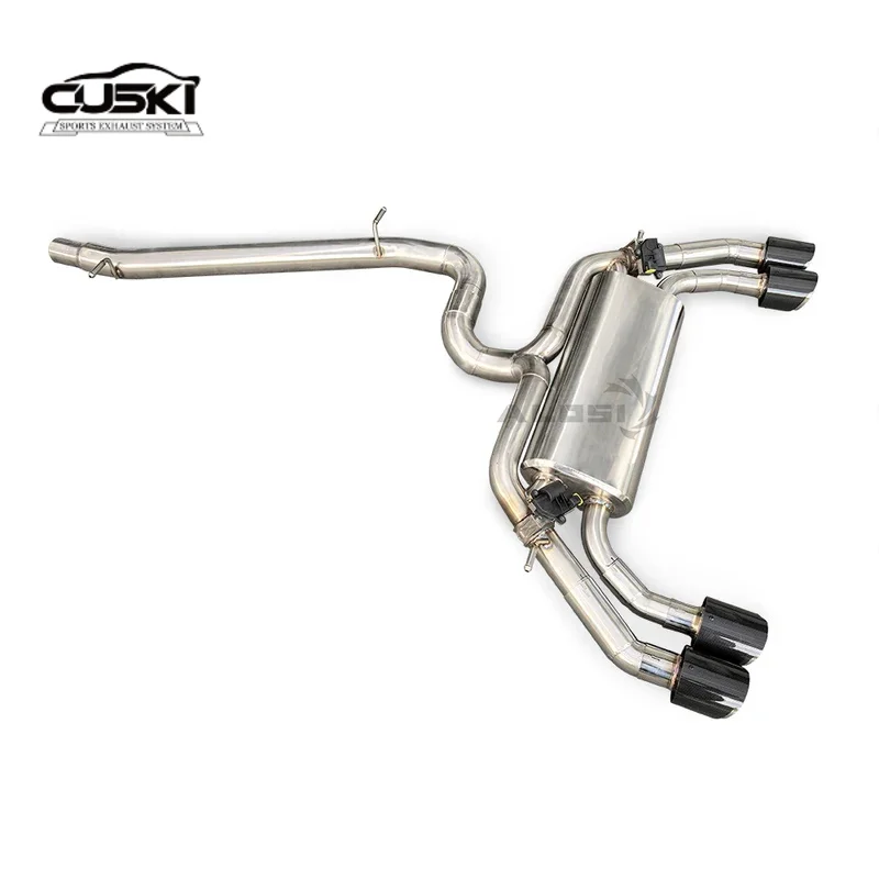 High performance exhaust components suitable for Volkswagen Golf 7.5R 2.0T 2017-2020 stainless steel cat back exhaust system