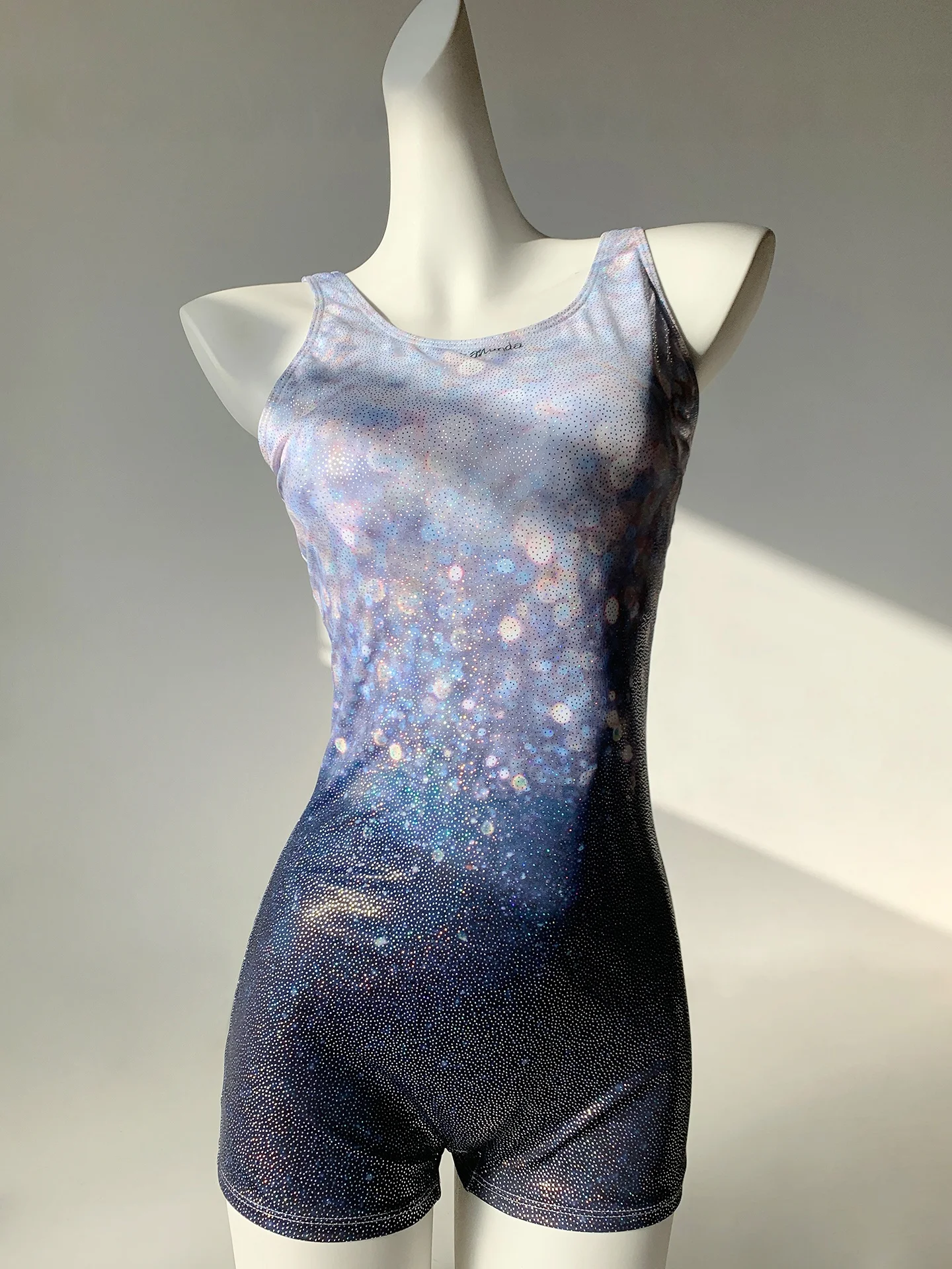 

Starry adient Speed Suit Swimsuit Women's Jumpsuit Slimming Fitn Pool Cetitive Swimwear round Neline No Sve