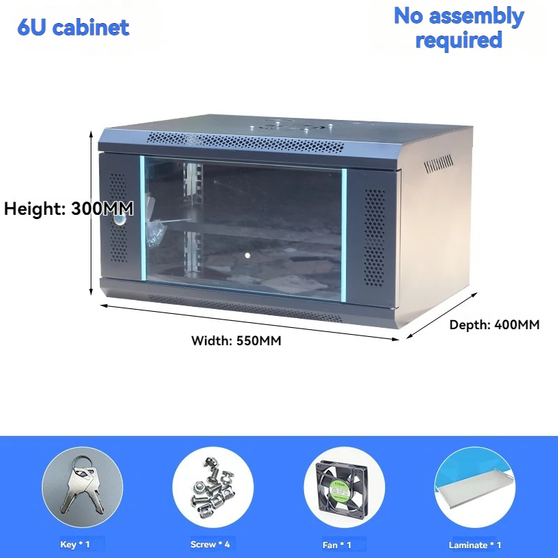 

Сетевой шкаф 6U, модель аудиомониторинга и переключения, компьютерная комната слабого тока, настенная компьютерная коробка