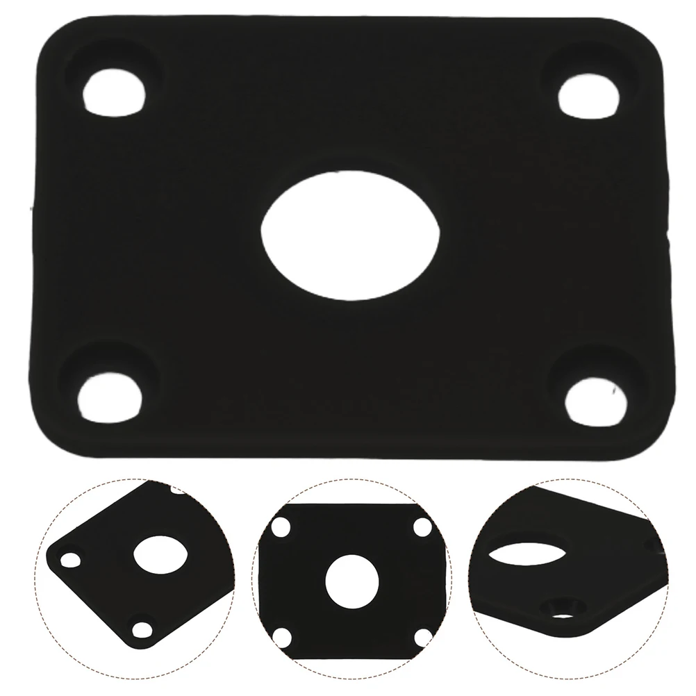

2 Pcs Jack Cover Electric Guitar Jackplate Cavity Socket Board Control Abs Input Output