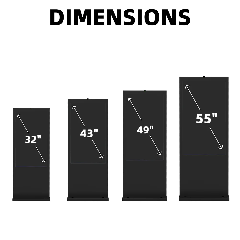 Outdoor Digital Signage Other Advertising Equipment Digital Outdoor Advertising Display Touch Screen Monitors