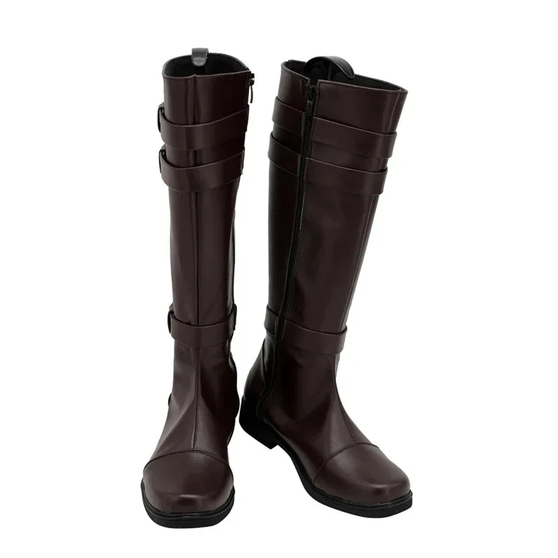 aa Bear House 002 Jedi Knight Obi-Wan Kenobi cosplay boots brown leather shoes custom made any size for unisexWAT99 ★ ★