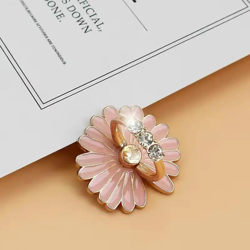 Anillo de hebilla de Metal para teléfono móvil, soporte de hebilla de anillo para teléfono móvil a la moda, soporte de escritorio multifuncional, 1 ud.