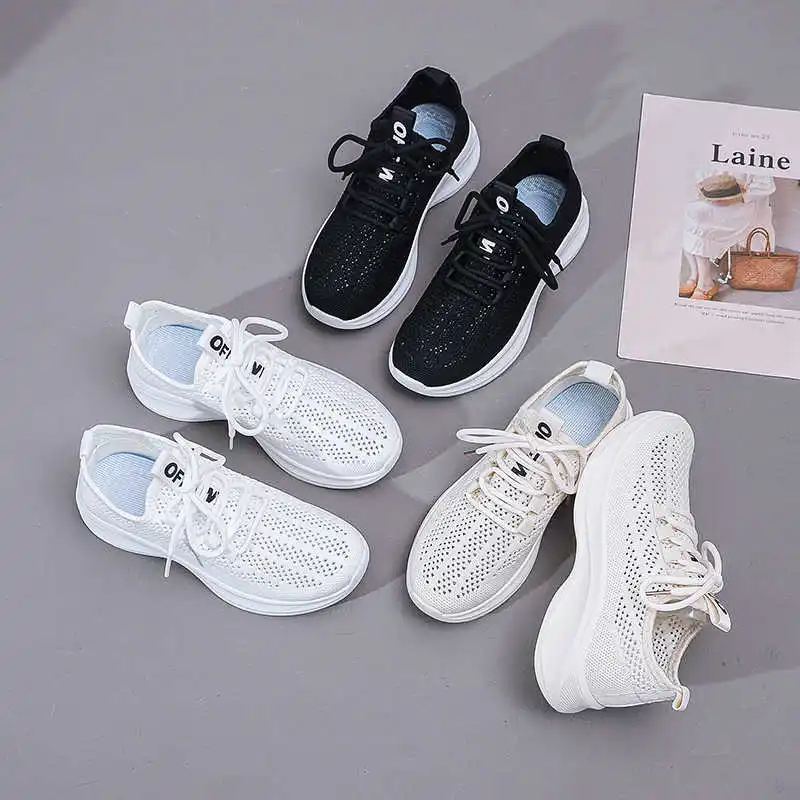Synthetic Leather Lace Up Women's Mountain Shoes Size 33 Hiking Sneakers Sport The Most Sold Wide Fit Sneakersy Loffers Kit