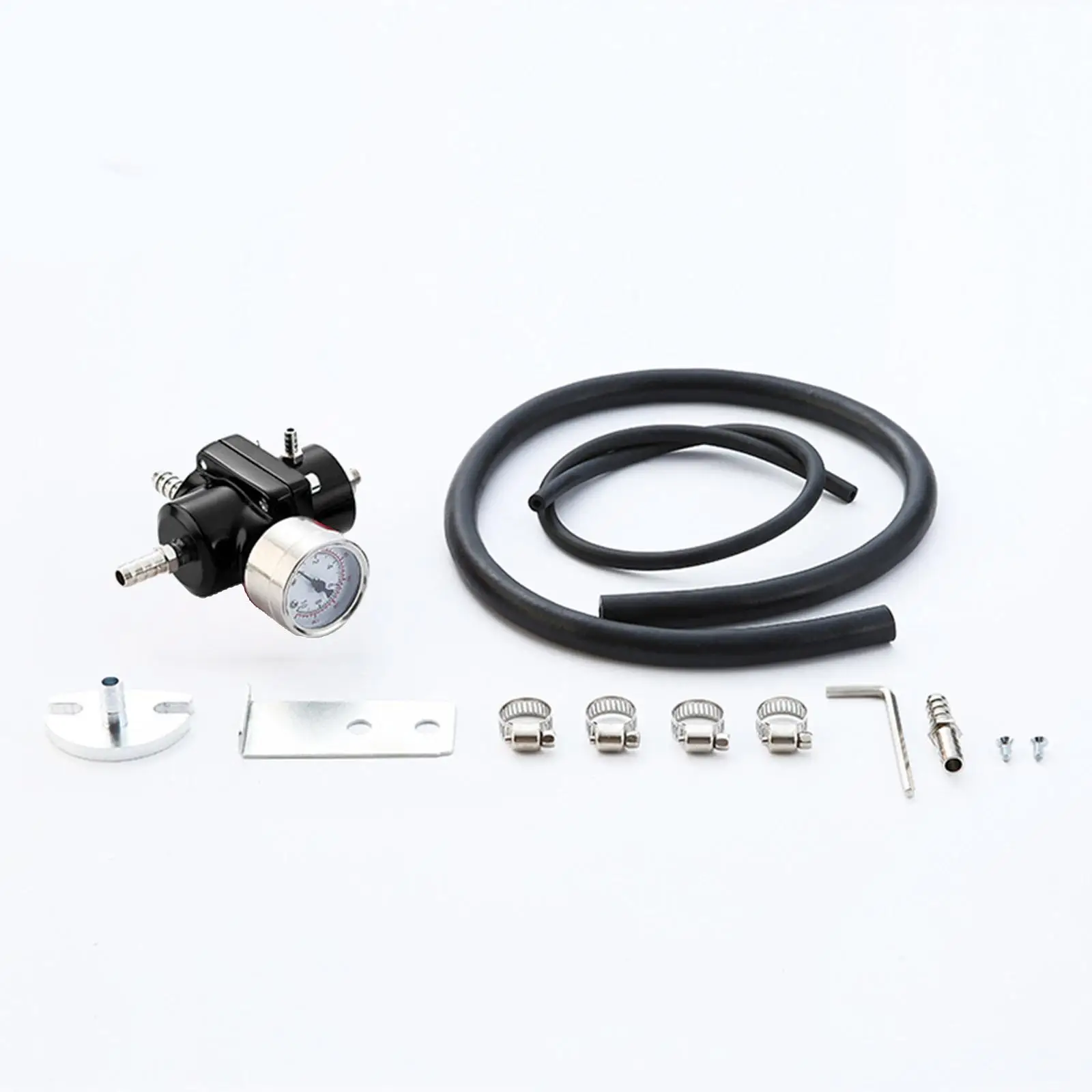 13 peças ajustável regulador de pressão de combustível medidor mangueira kit controles de injeção de combustível