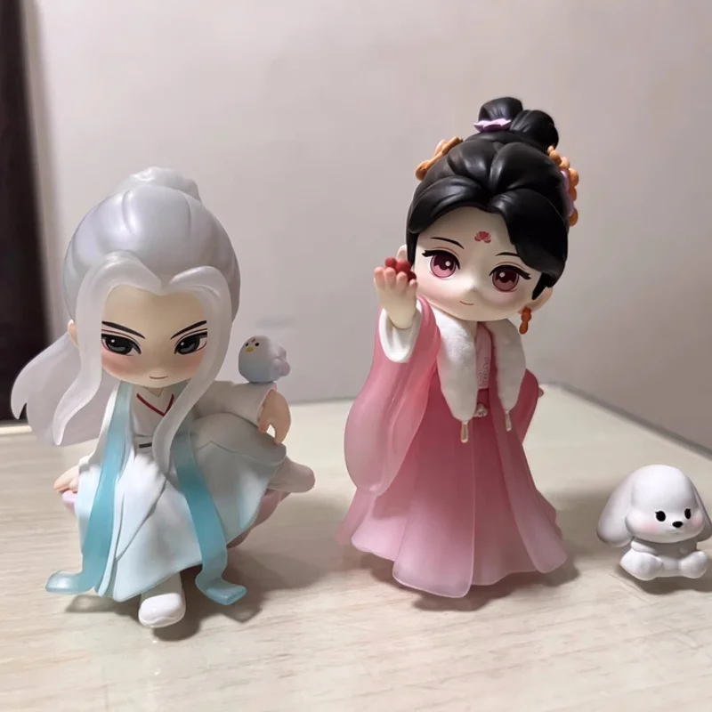 Official The Everlasting Longing For Each Other Xiaoyao Cangxuan Tushanjing Xiang Liu Q Version Figures Model Toys Ornament Gift