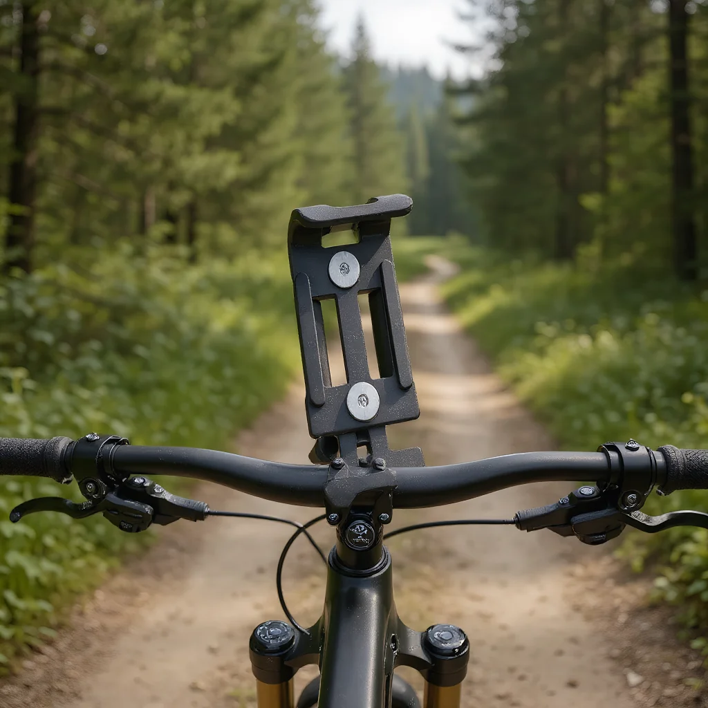 

Universal Aluminum Bike/Motorcycle Phone Mount - 360° Adjustable Heavy-Duty Bracket for GPS Navigation