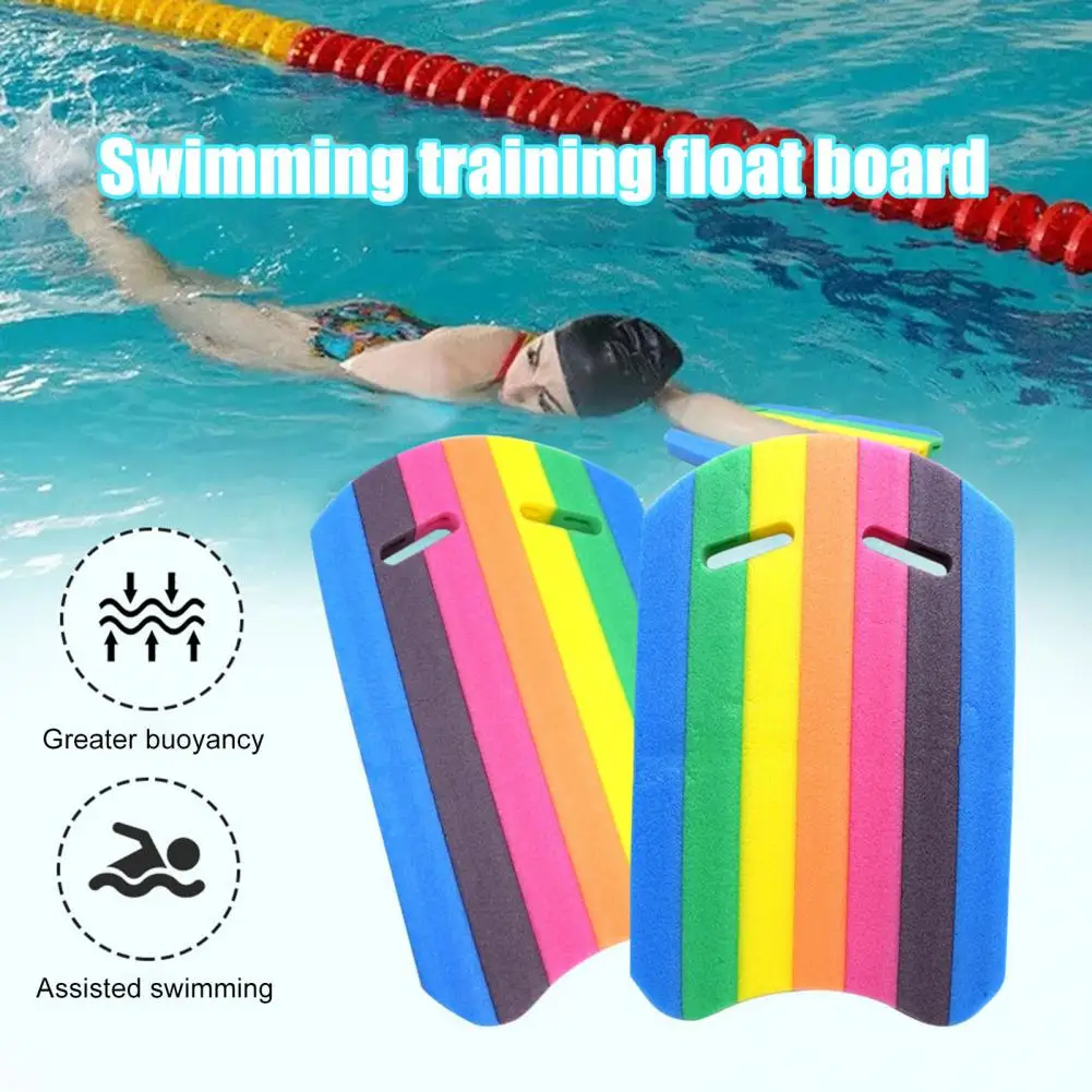 Kids Colorful Swimming Float With Integrated Hole Handle Beginner Swim Training Aid High-Density EPE Foam Pool Float Kickboard