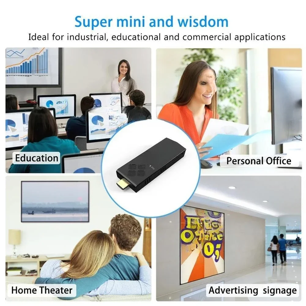 X5-Z8350 Pocket Computer Stick Office Home MiniPC Mini Komputer Pocket Host