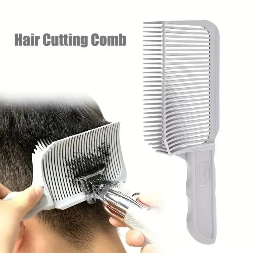 Professional Barber Fade Comb Heat Resistant Hair Cutting Clipper Blending Comb Flat Top Styling Tool Flat Top Hair Fading Comb