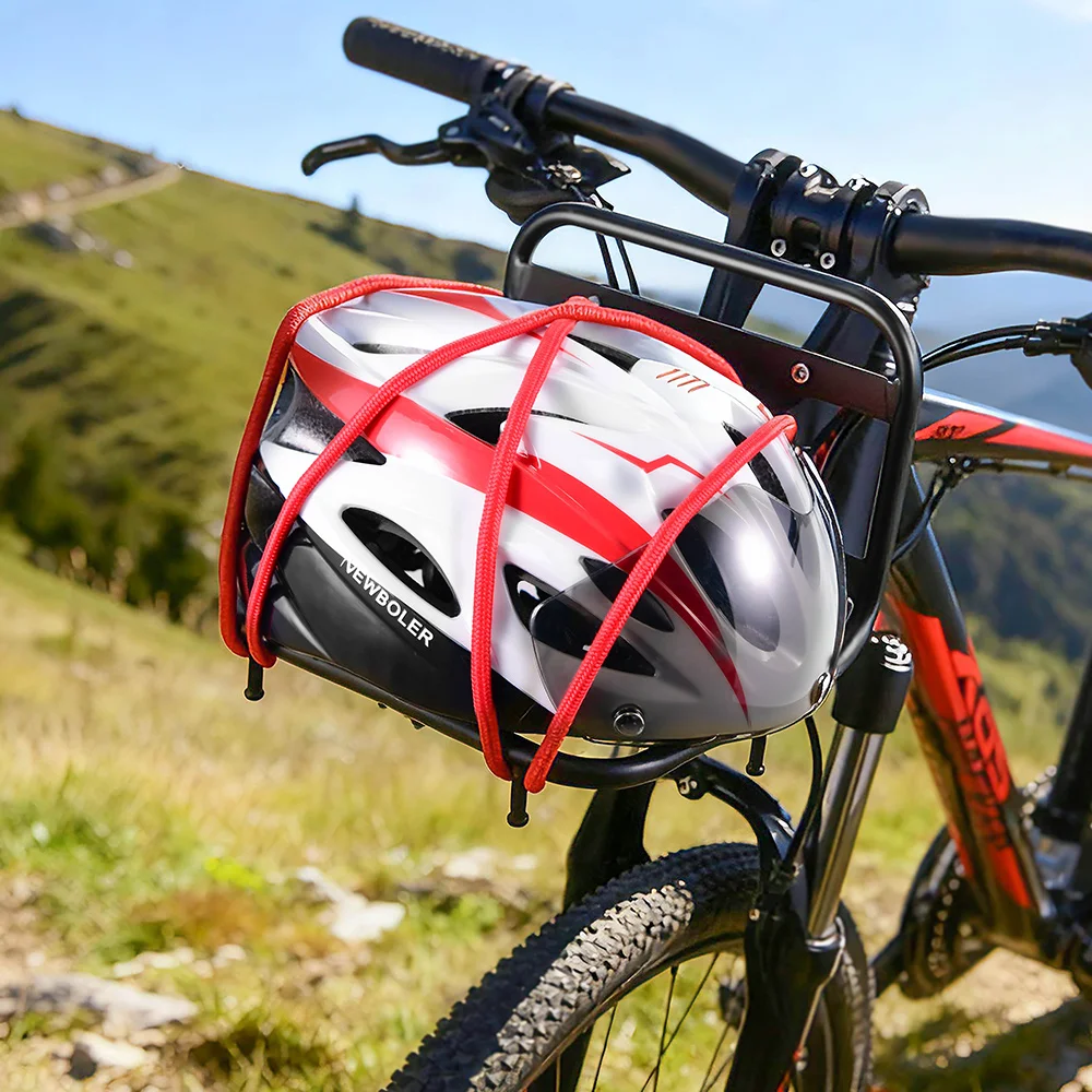 NEWBOLER MTB Fahrrad Front Rack Träger Packtaschen Tasche Gepäck Regal Halterung Stamm Für Fahrrad Zubehör – Detail 12