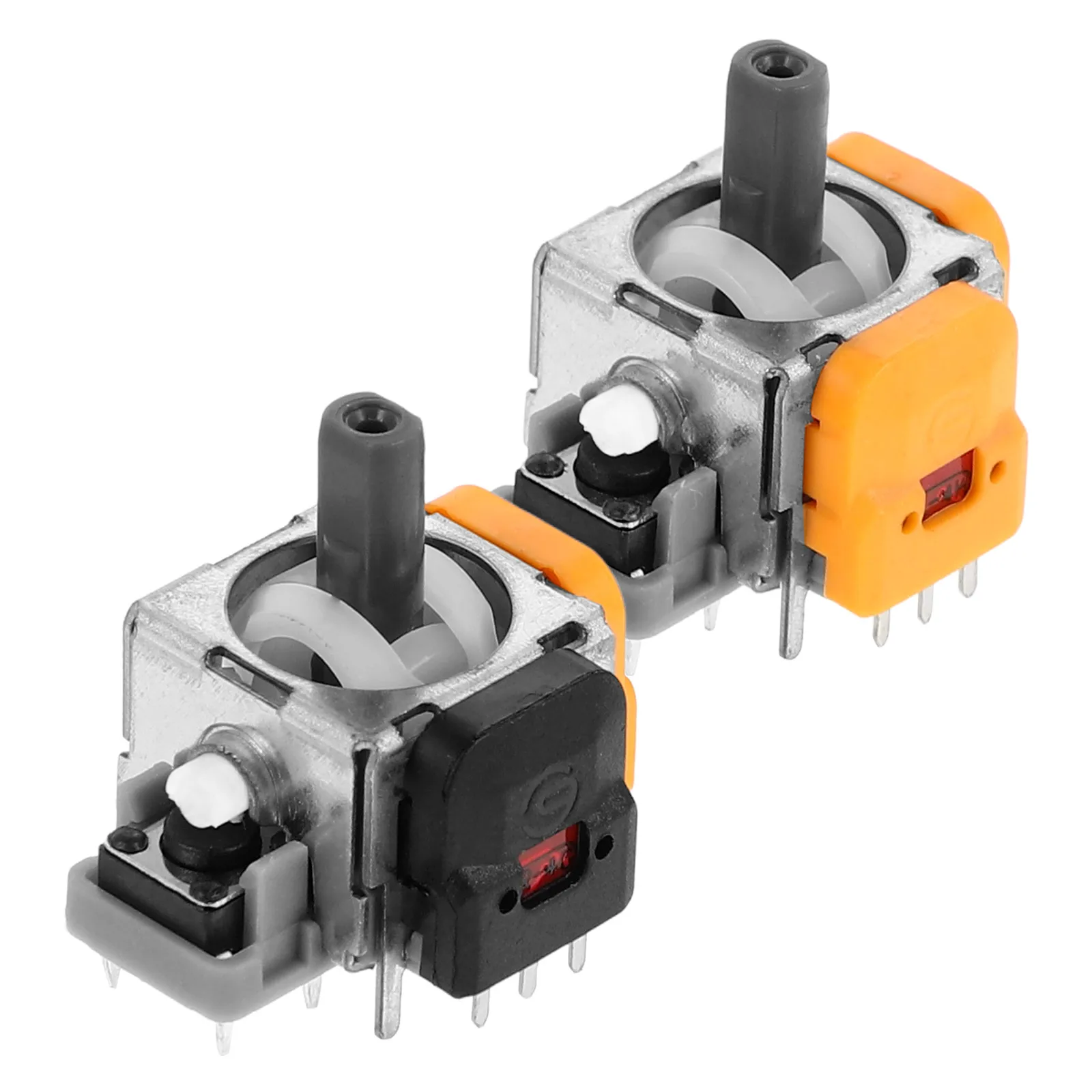 

2 Pcs Electromagnetic Rocker Controller Games Computer Accessories Hall Effect Joystick Automotive