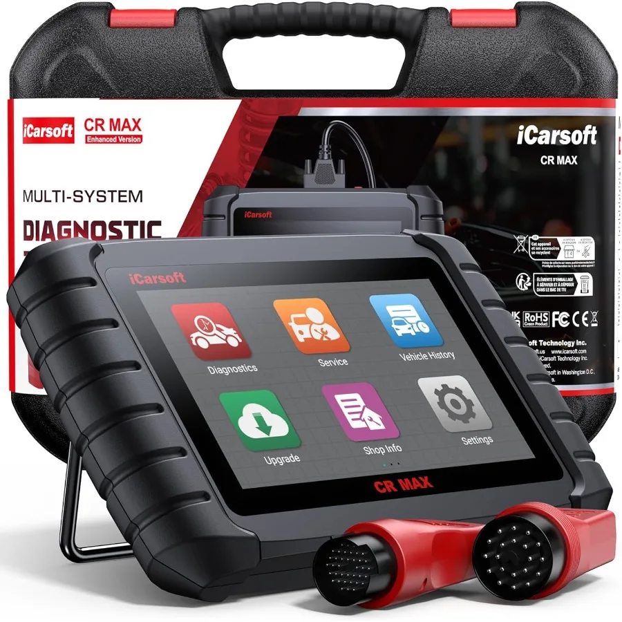 CR MAX 2025 Bidirectional Scan Tool for Comprehensive Vehicle Diagnostics with 49+ System Services and 47+ Special Fun