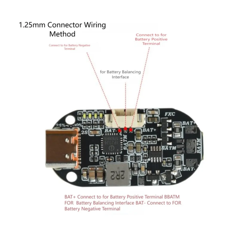 IP2336 Bidirectional Fast Charge Discharge Module Lithium Battery Balancing Board With Adjustable Voltage Current