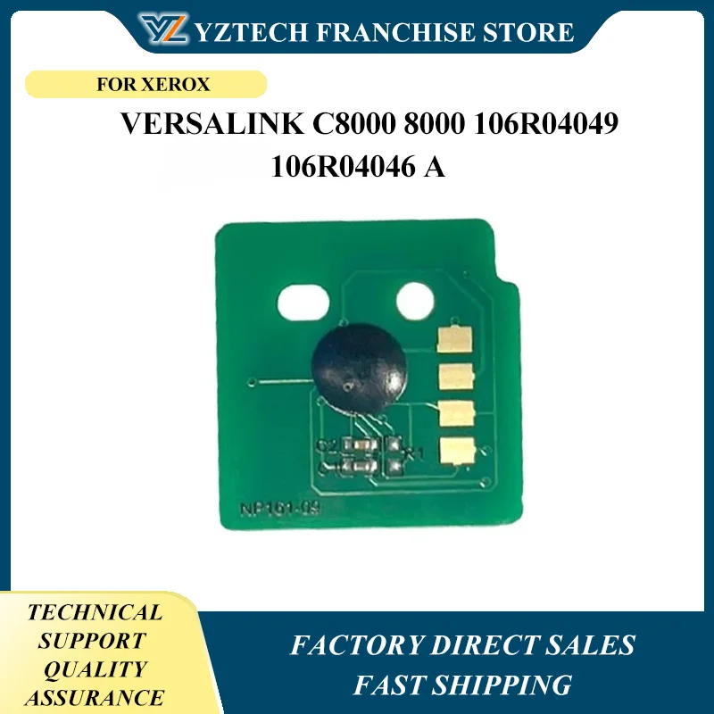 

8PCS Toner Chip 106R04047 106R04048 N For Xerox VersaLink C8000 8000 106R04049 106R04046 A