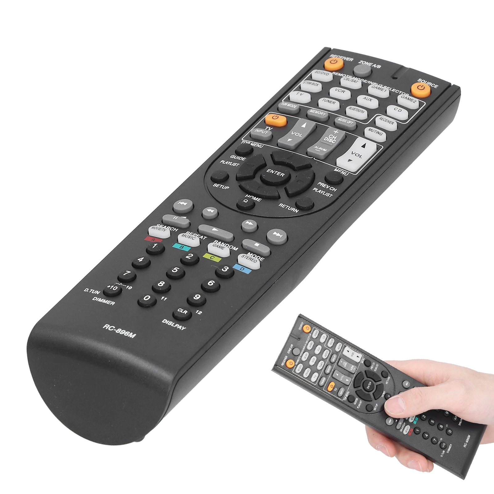 Remote Control Replacement Wear‑Resistant Remote Control Compact Design Stable Performance for RC-801M for RC-764M for RC-737M