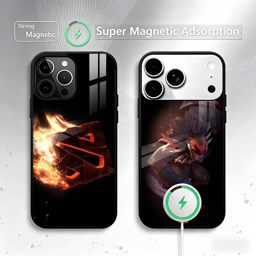 

Game Dota 2 Phone Case For iPhone17,16,15,14,13,12,11 Plus,Pro Magnetic with Magsafe Wireless Charging