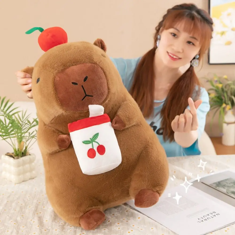 

Capybara Capybara Plush Toy Cloth Doll Simulation Capibara Anime Fluffty Toy 35cm Soft Capybara Plush Doll Christmas Toy