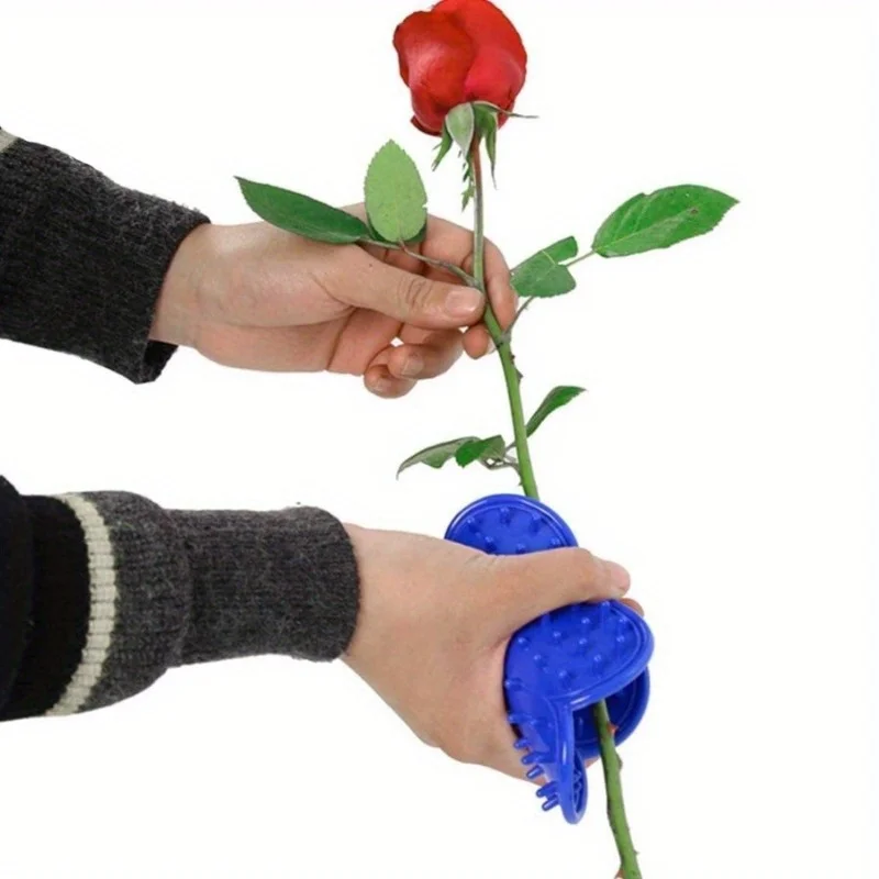 FlowerCare Plastic Rose Thorn Leaf Stripping Tool, Manual Flower Arrangement Pruner for Rose Flower Decoration