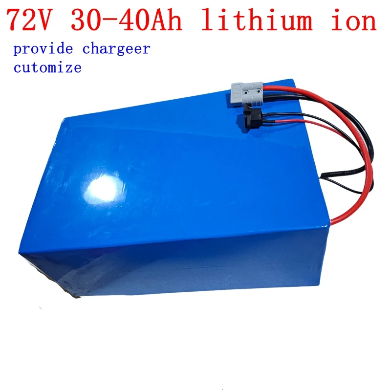 

72v 30Ah 40Ah lithium ion battery pack li ion BMS for bike 3500w 5000W motor Vehicle tricycle scooters Go Cart skateboad