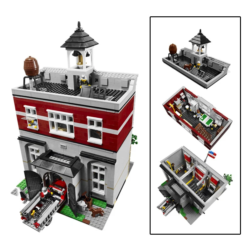 84004 Fire Brigade Education Tool is Compatible With 15004 10197 ChildrenModel Blocks Christmas Toys