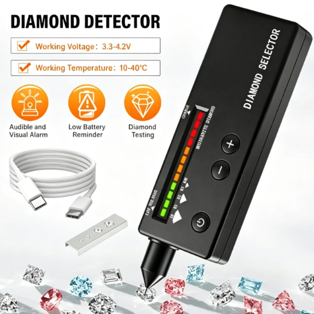 For UV Testing Pen with 365nm Light and Thermal Sensor for Detecting Fluorescence and Thermal Conductivity Differences view 6