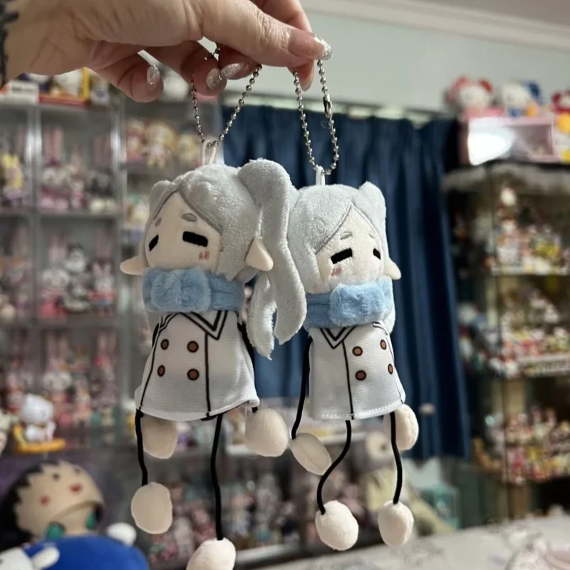 Frieren: Beyond Journey's End Frieren Pp Cotton Thin Limbs Doll Palm Toy Car Keychain Backpack Zipper Pendant Collectible Gift