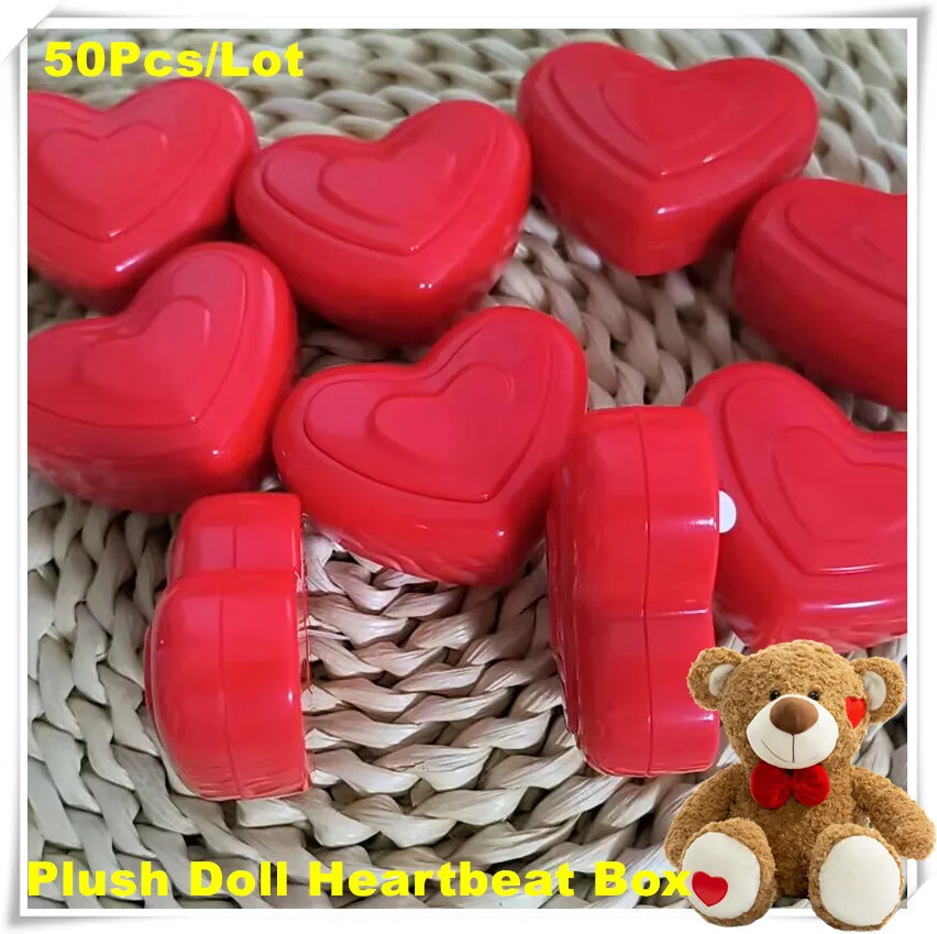 50Pcs/Lot Heartbeat Toy Dog Soothing Toy Pet Simulated Heartbeat Puppy Comfortable Behavioral Training Play Aid Relief Sleep