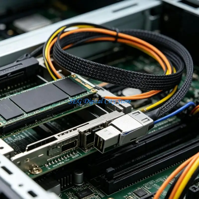 U75B Server Storage Cable SFF-8644 to SFF-8639 Open With Integrated Power Supply OPEN Cable Data Transmission Cable
