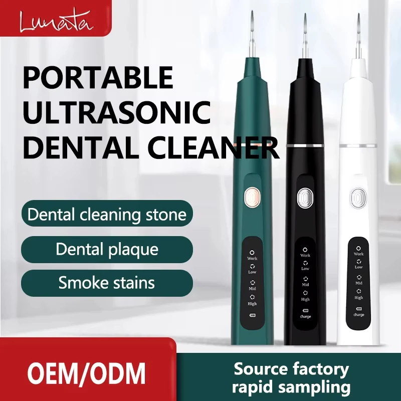 Teeth Cleaner Kit Machine Dental Electric at Home Plaque Removal Teeth Tartar Remover Ultrasonic Calculus Remover Tooth Cleaner