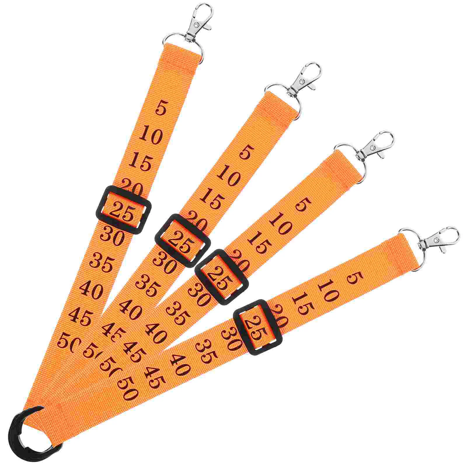 4 Pcs Football Numbered Chain Clip Referee Indicator Wrist Clips Accessories Men's