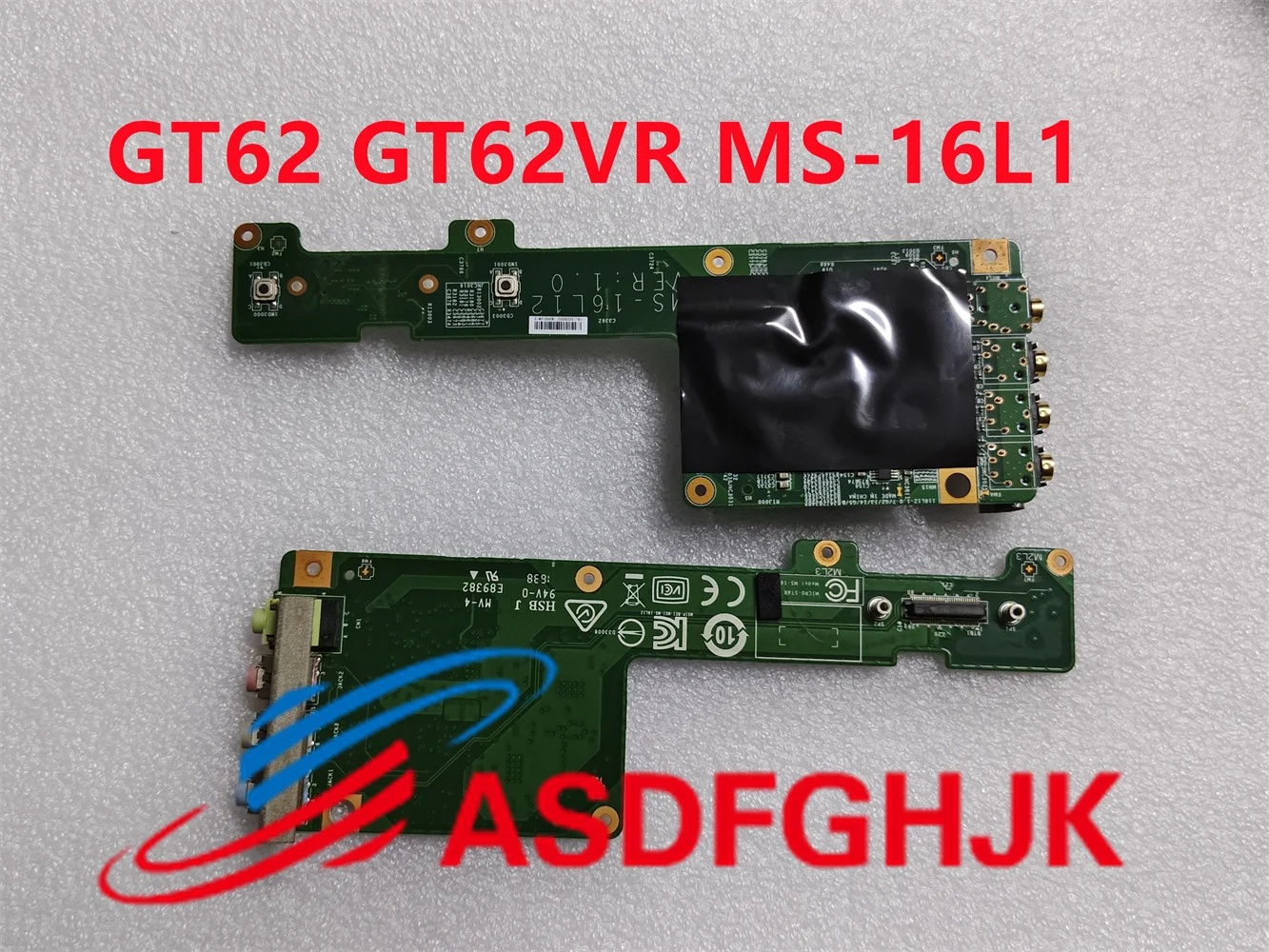 

Original for MSI GT62 GT62S GT62VR MS-16L1 laptop audio board MS-16L12 REV:1.0 test OK