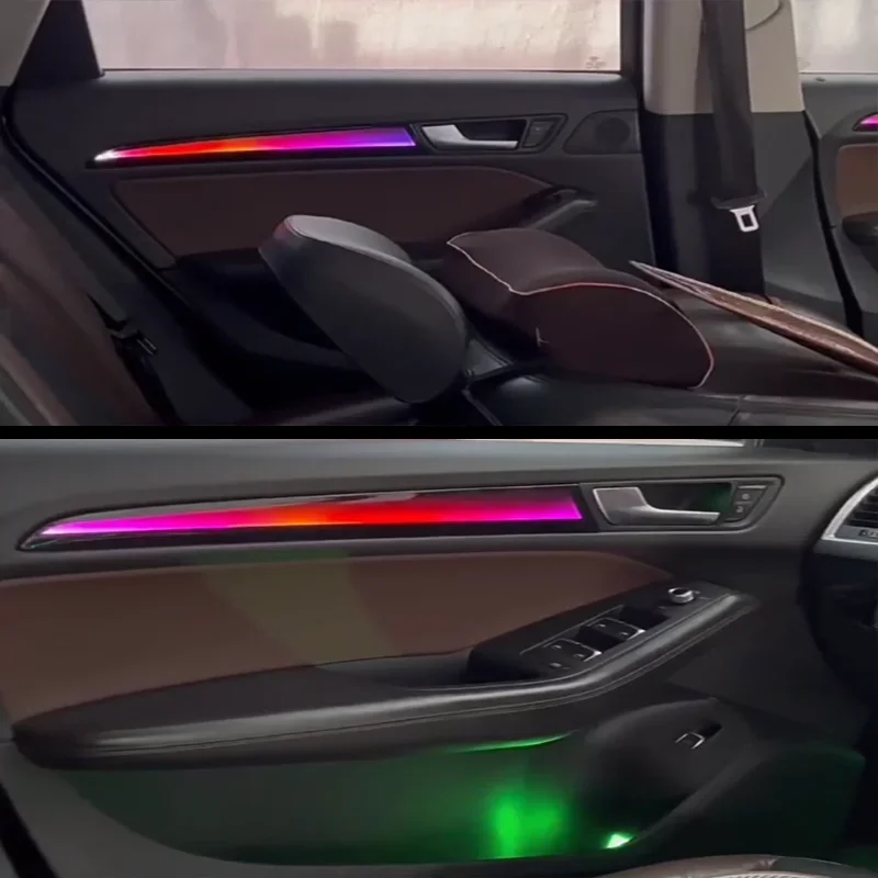 Versieren Sfeer Licht Sfeer Lamp voor A-udi Q5 A4 2010-2018 Ambient Dynamische Verlichting Auto-interieur Accessoires