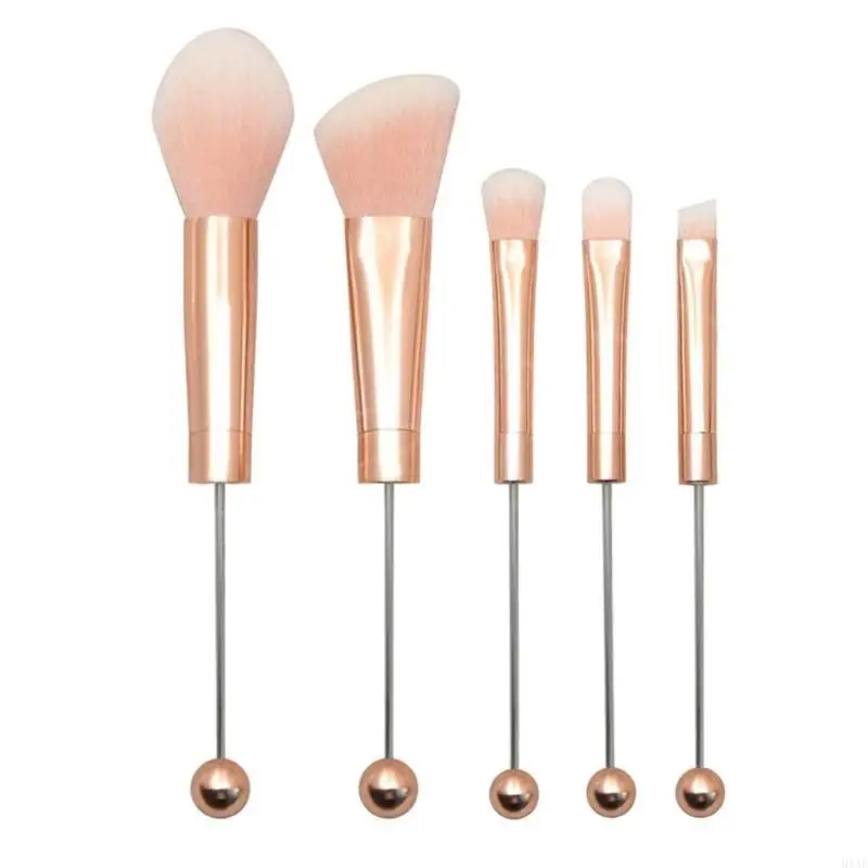 91AF Jewelry Beading DIY Brush Set Essential Makeup Brushes Metal Handle Designing