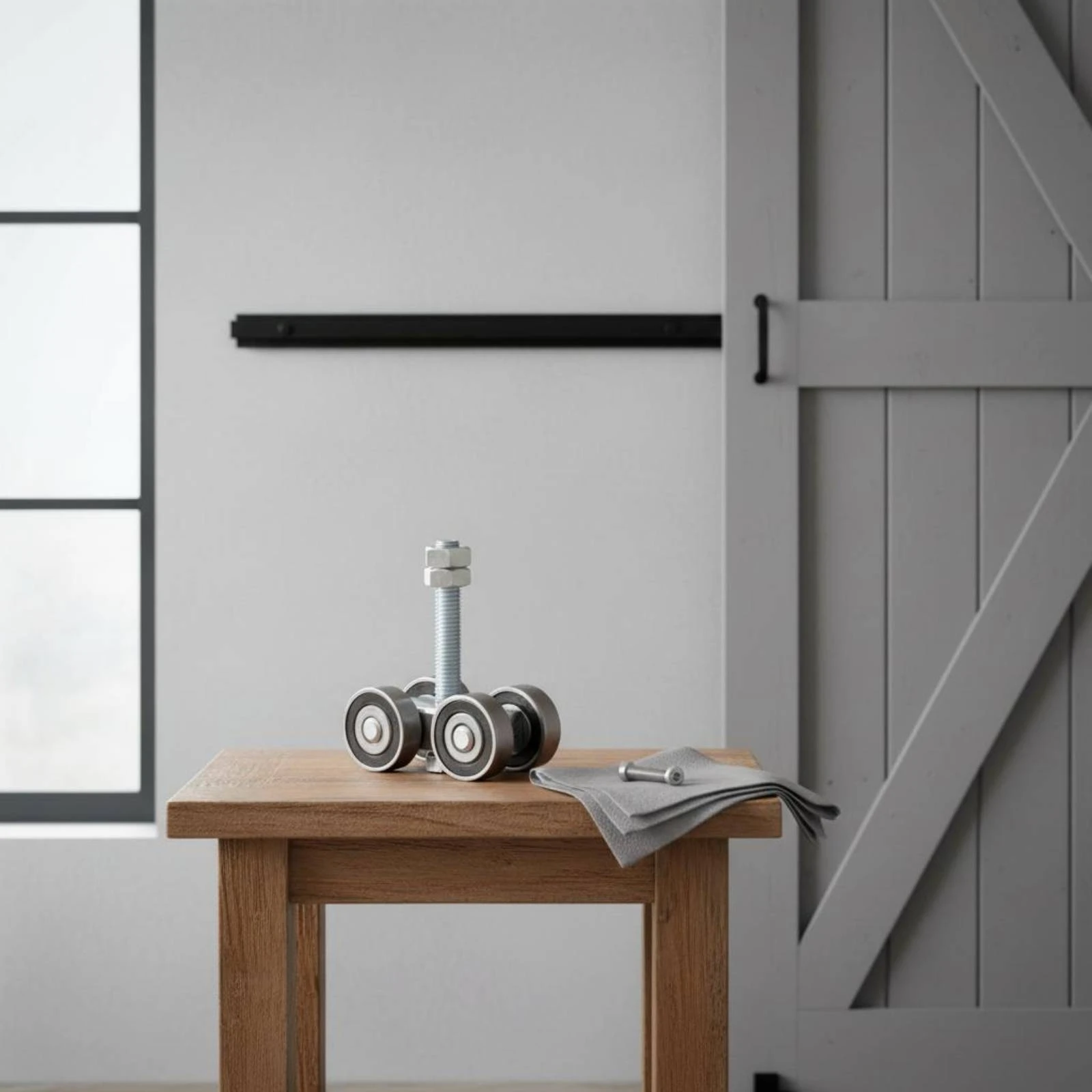 

Hanging Door Roller Assembly Metric 12 Bolt Top Hung Sliding Door Rollers Sliding Track Roller Commercial Grade Easy Install