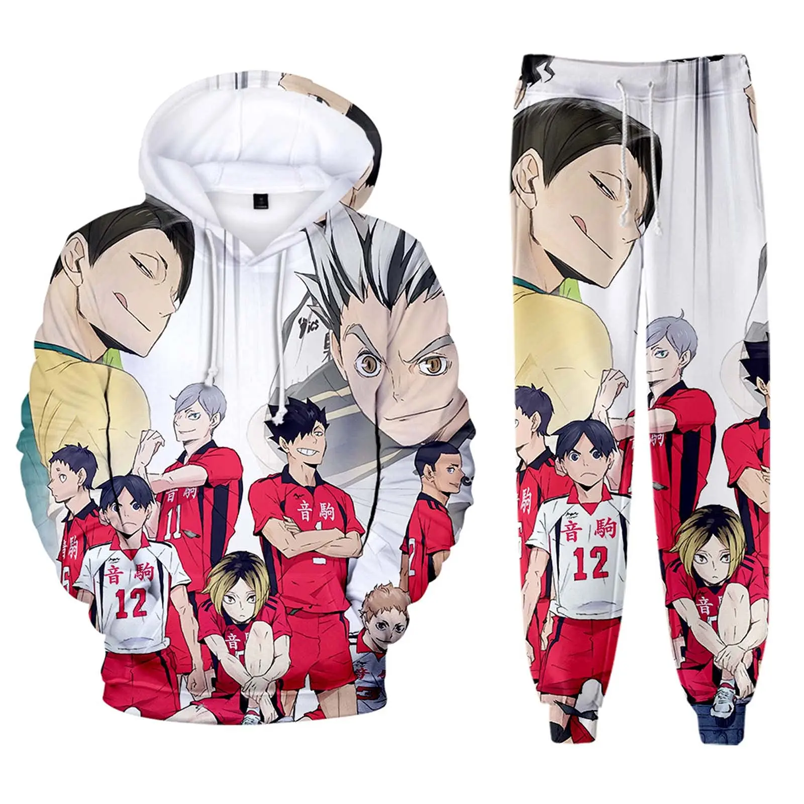 

Аниме Haikyuu узор косплей 3D толстовки с принтом мужская толстовка на шнурке спортивные топы с длинными рукавами повседневные спортивные костюмы из 2 предметов