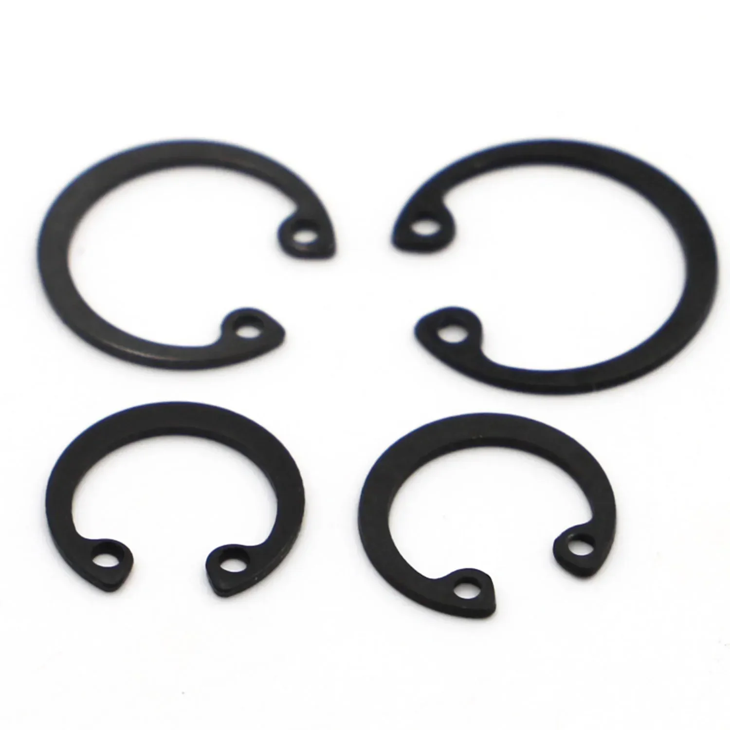 Circlip GB893 M8~M50 C Clips Snap Retaining Ring For Hole Black 65 Manganese Steel Washer Internal Retaining Ring Shaft CircliP