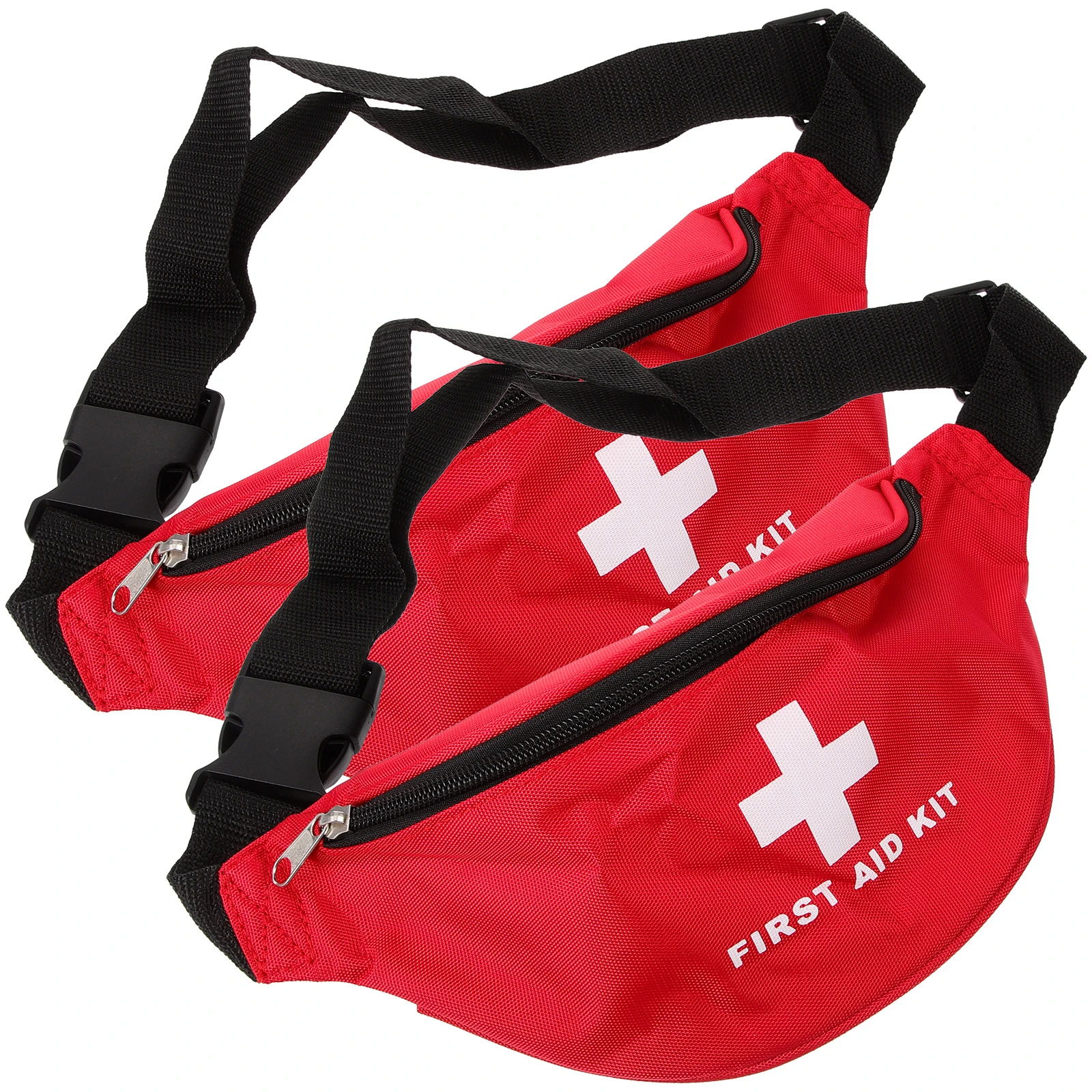 

2pcs First Aid Waist Portable Medical Kit Emergency Travel Bag Large Capacity For Car Sports Outdoor Home Use First Aid Kit Bag