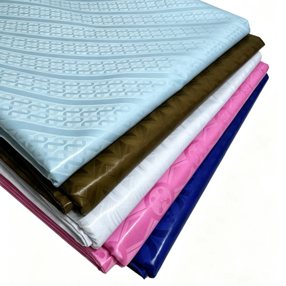 Luxury Shadda Bazin Riche Brocade Jacquard Fabric Pure Cotton African Boubou Kaftan Sewing Material West Africa Garment Cloth