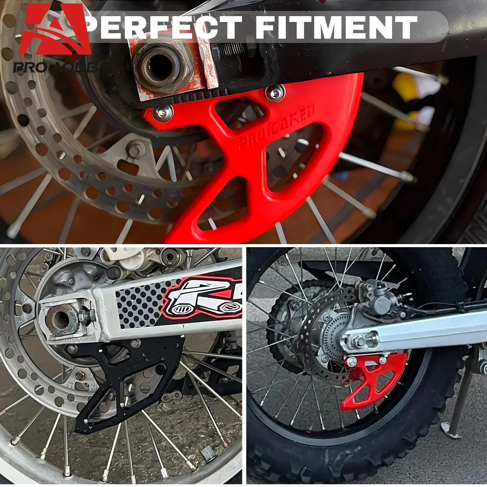 Motorcycle Rear Brake Caliper Disc Guard Protector For Honda CR125 CRF250 450 250R 450R 250X 450X 250RX 450RX Dirt Bike Parts