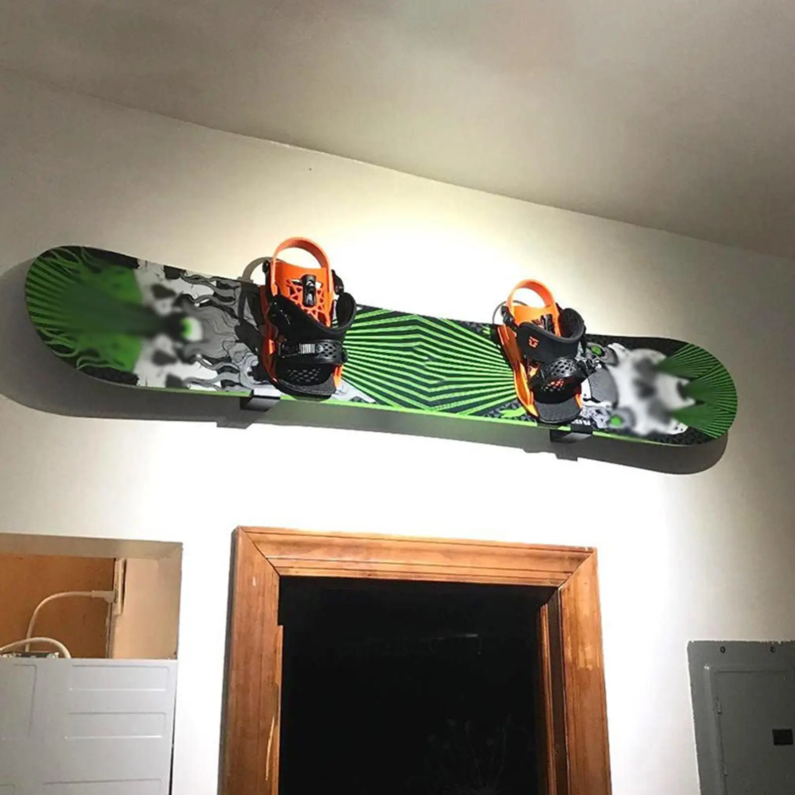 

Surfboard Wall Rack Hardware Easy Installation Portable Nonslip Kayak Hanger Skateboard Rack for Home Indoor Apartment Longboard