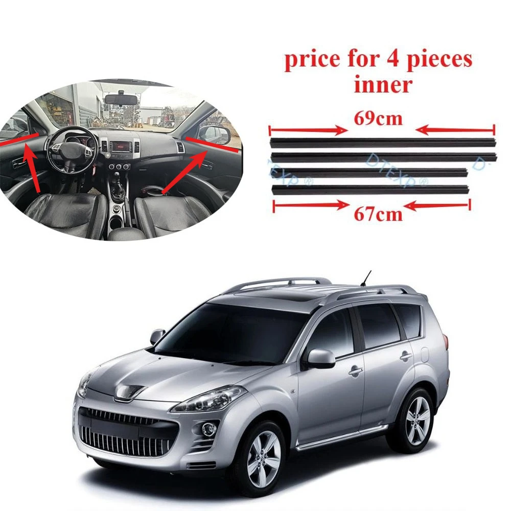 Inner 5727A258 Moulding Belt Line Seal Rubber for Peugeot 4007 2007-2012