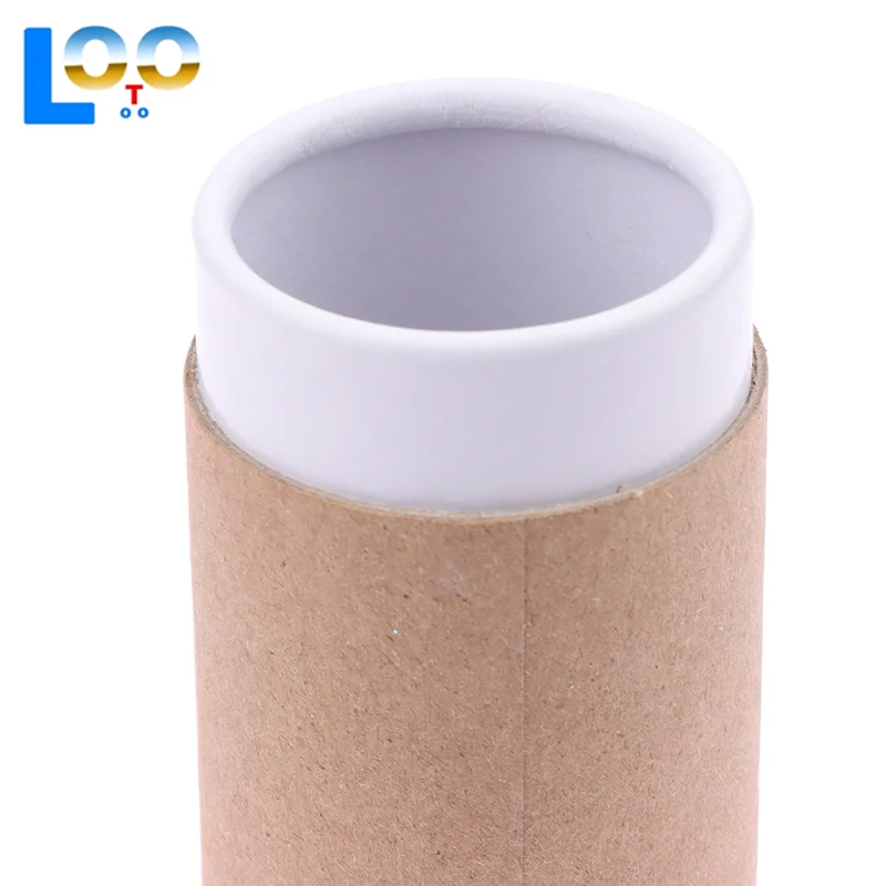 1pcs Round Cardboard Gift Box Cosmetic Essential Oil Bottle Packaging Box Lipstick Perfume Packaging Kraft Paper Tube Boxes