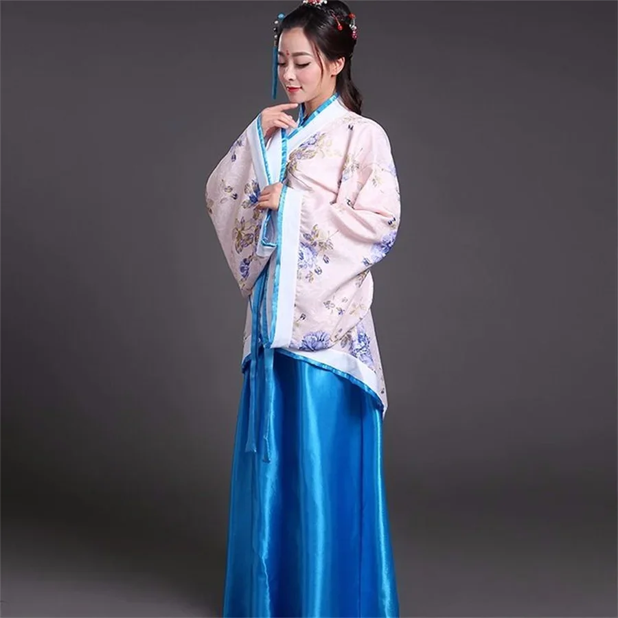 Nowa Sukienka Sceniczna dla Kobiet, Chińskie Stroje Tradycyjne, Strój na Nowy Rok dla Dorosłych, Tang Suit, Strój do Występów, Hanfu, Damski Cheongsam