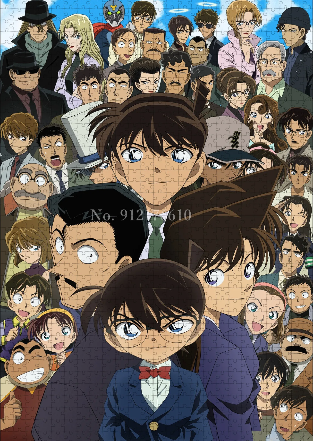 Puzzles 1000 Pieces Detective Conan Characters Collection Japanese Wooden Jigsaw Puzzle for Adults Child Funny Game Diy Toy Gift