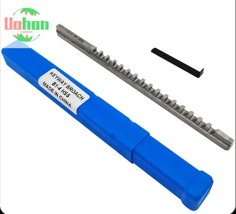 4mm 5mm B1 Type Push Type Keyway Broaches HSS Keyway Tools for CNC Machine Tool